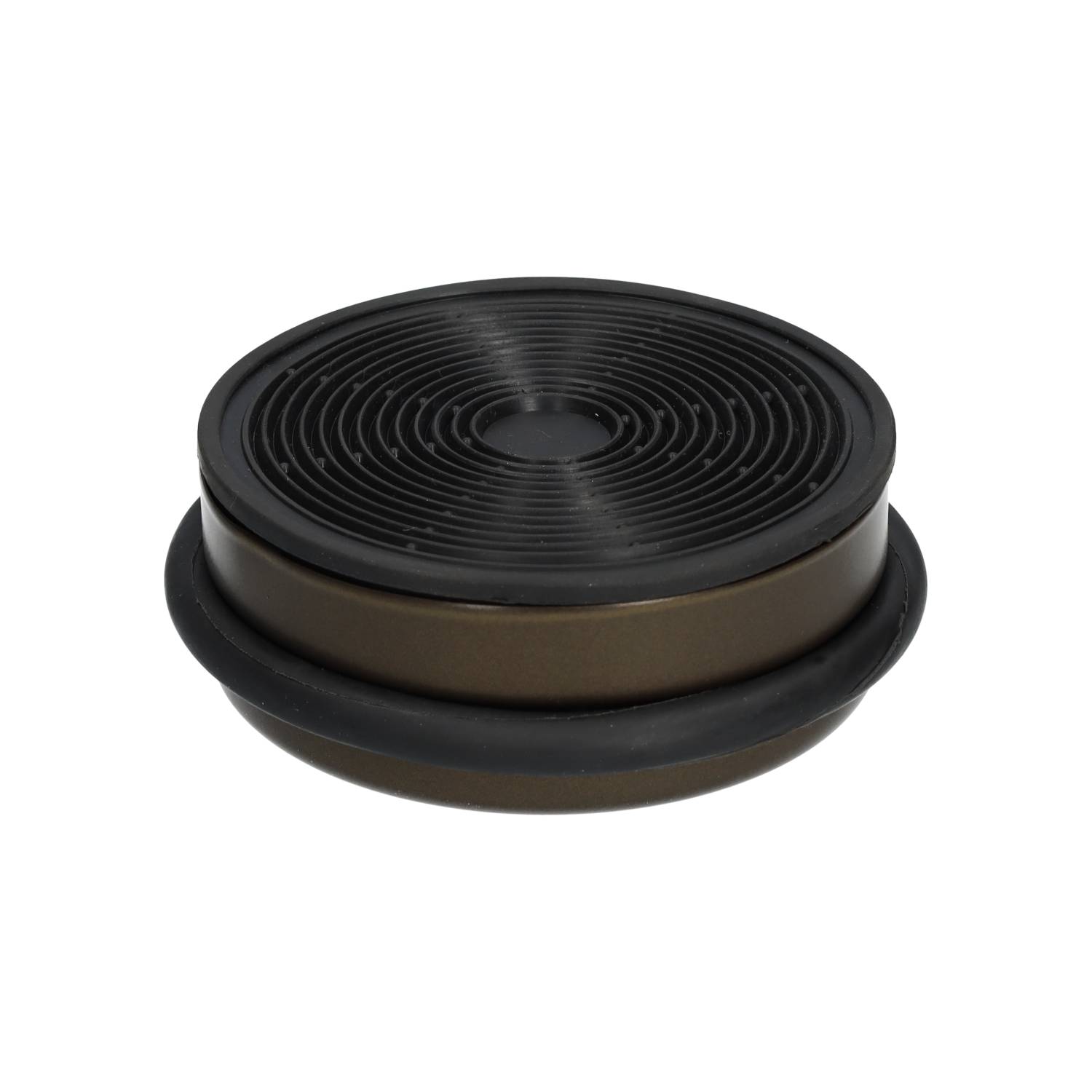 DEURSTOPPER 92X42MM 1,2KG BRONS www.deurbeslag-en-meer.nl