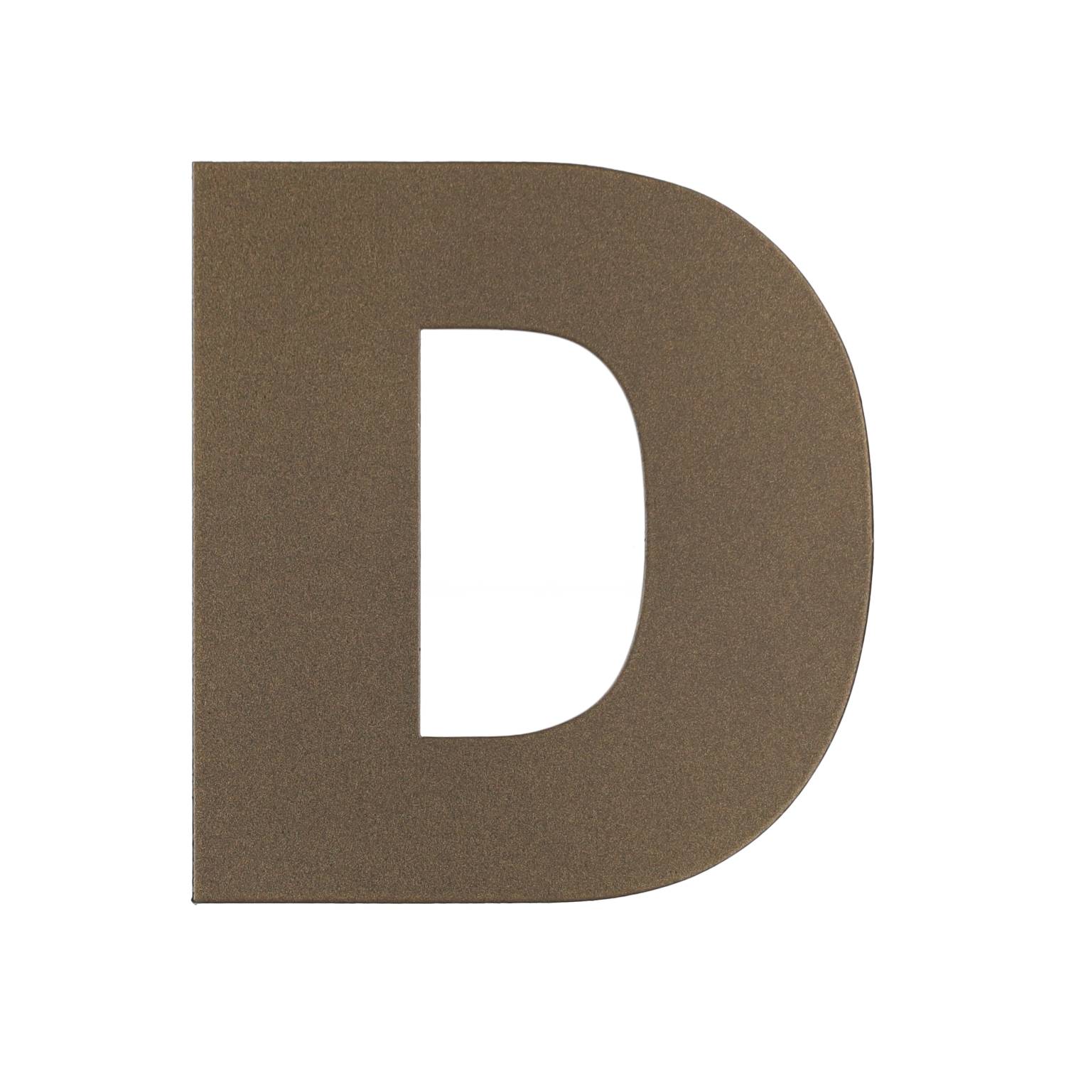 Huisletter VDS 100x2mm Brons D Deurbeslag-en-meer.nl