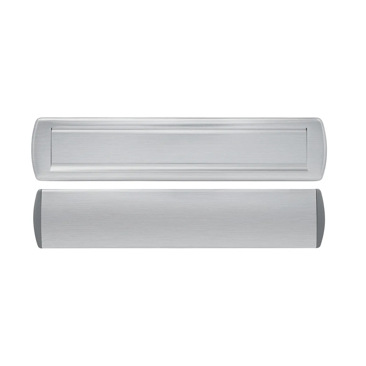 Briefplaat + Tochtklep AXA Curve Plus Aluminium Geslepen F1 www.deurbeslag-en-meer.nl