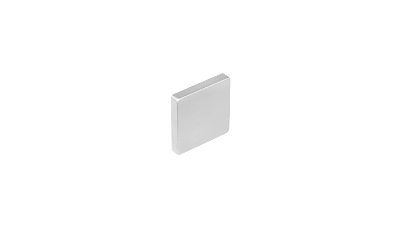Blindrozet vierkant 53x8mm verdekt rvs geborsteld - Intersteel 0035.351019 - Deurbeslag-en-meer.nl