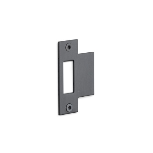 Sluitplaat LBSP-SFC PVD gunmetal/PVD mat zwart rechthoekig tbv loopslot 1200-serie - Formani 1514P001IGIZ0 - Deurbeslag-en-meer.nl
