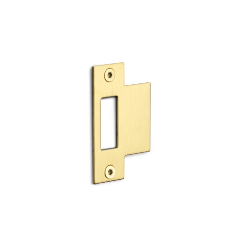 Sluitplaat LBSP-SFC PVD mat goud rechthoekig tbv loopslot 1200-serie - Formani 1514P001IMXX0 - Deurbeslag-en-meer.nl