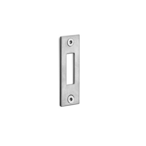Sluitplaat LBSP-K mat RVS rechthoekig tbv kastslot 1200-serie - Formani 1514PK01INXX0 - Deurbeslag-en-meer.nl