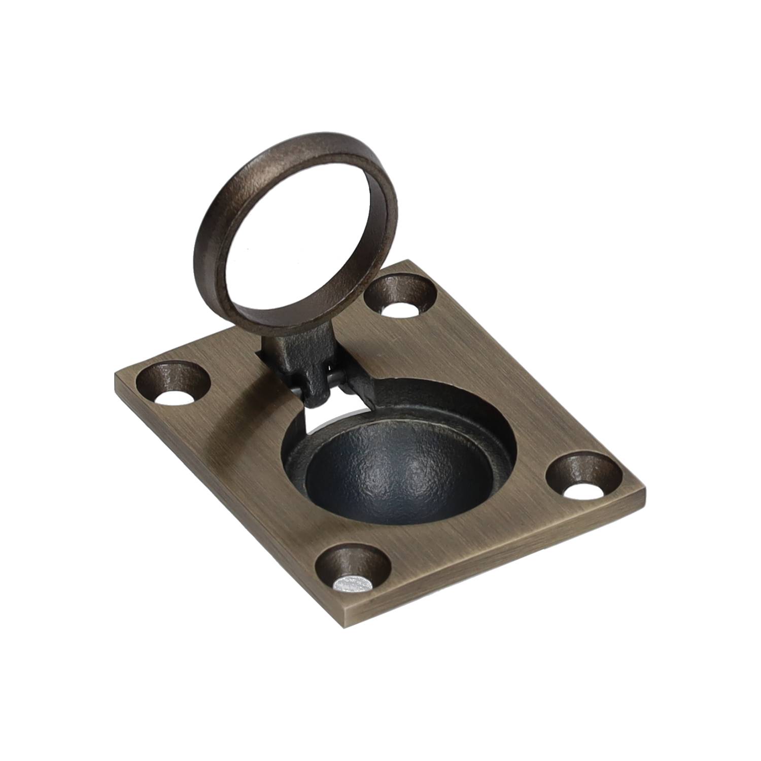 Luikring VDS 50x40mm Brons - Deurbeslag-en-meer.nl