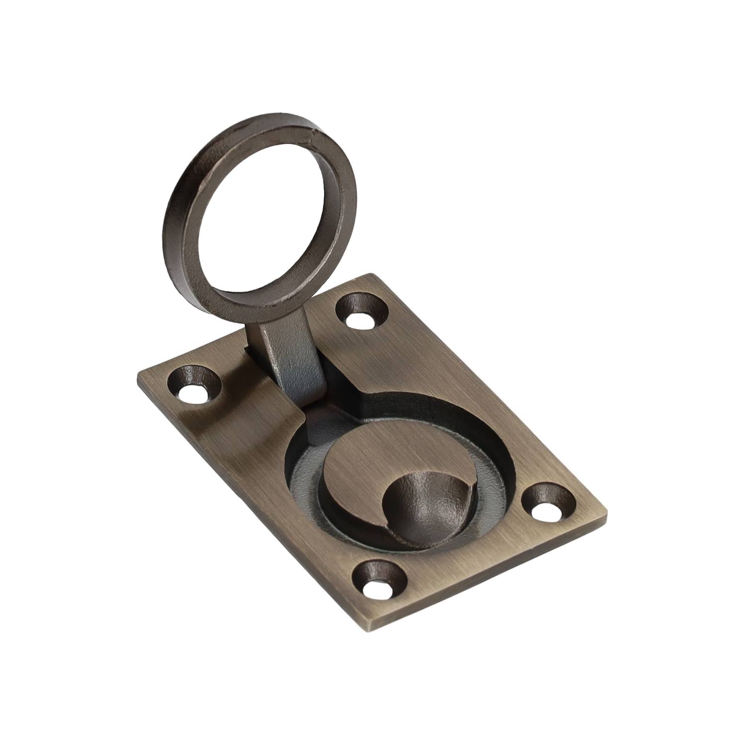 Luikring VDS 60x45mm Brons - Deurbeslag-en-meer.nl