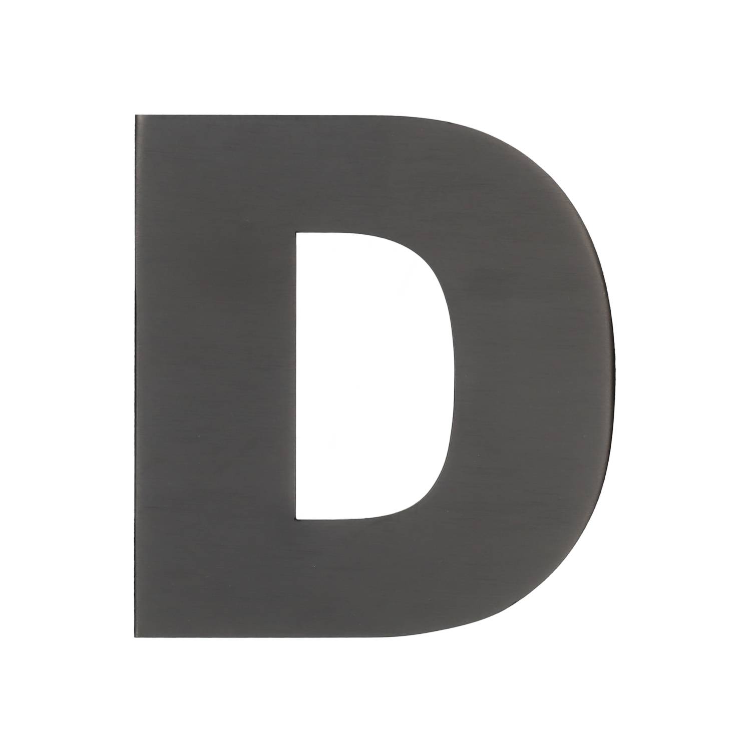 Huisletter VDS 100x2mm PVD Mat Zwart D Deurbeslag-en-meer.nl