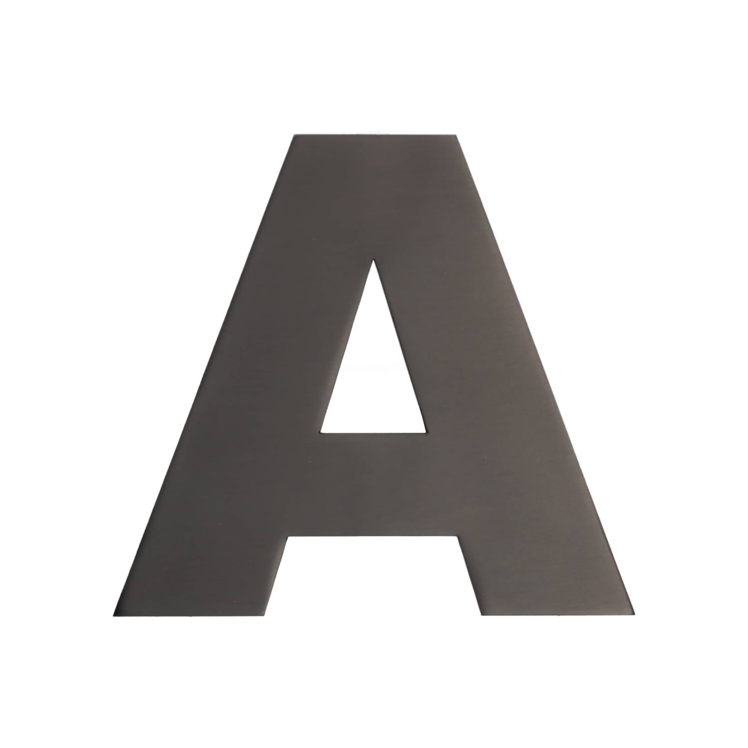 Huisletter VDS 100x2mm PVD Mat Zwart A Deurbeslag-en-meer.nl